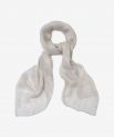Alexander mcqueen 110640 classic silk chiffon skull scarf grey