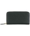 Coach 57713 crossgrain leather zip wallet black