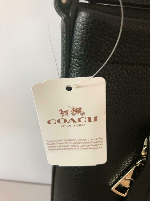 Coach 34312 leather hobo bag black