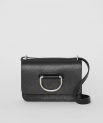 Burberry 4076704 mini leather d-ring bag black