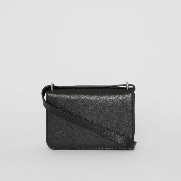 Burberry 4076704 mini leather d-ring bag black