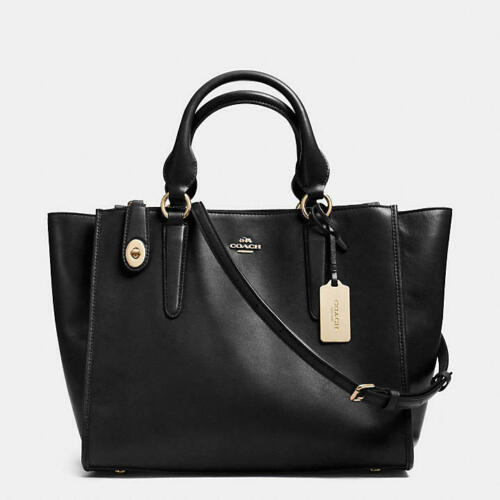 Coach 33545 crosby carryall in leather black