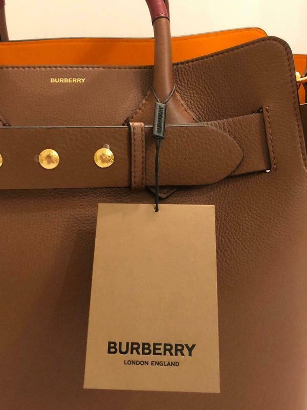 Burberry 8024689 sm leather belt bag beige