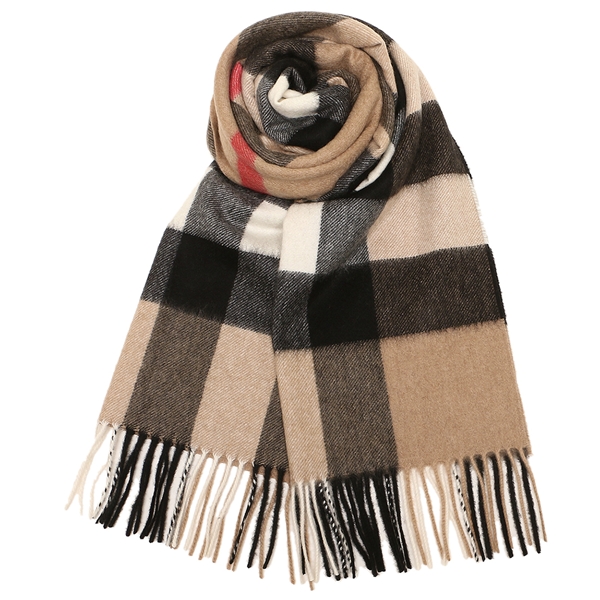 BURBERRY 4031079 LARGE CLASSIC CASHMERE SCARF CAMEL
